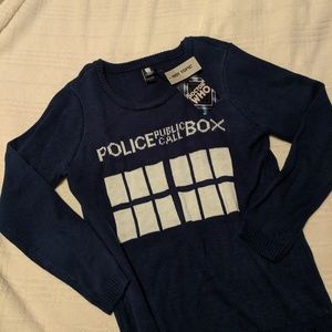 Doctor Who TARDIS Sweater
